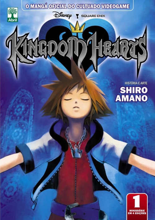 Mangá de Kingdon Hearts no Brasil! Kingdom-hearts-capa-abril-1
